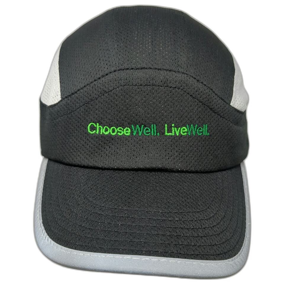 Big Accessories Baseball Cap Black Gray One Size Micron ChooseWell LiveWell Hat